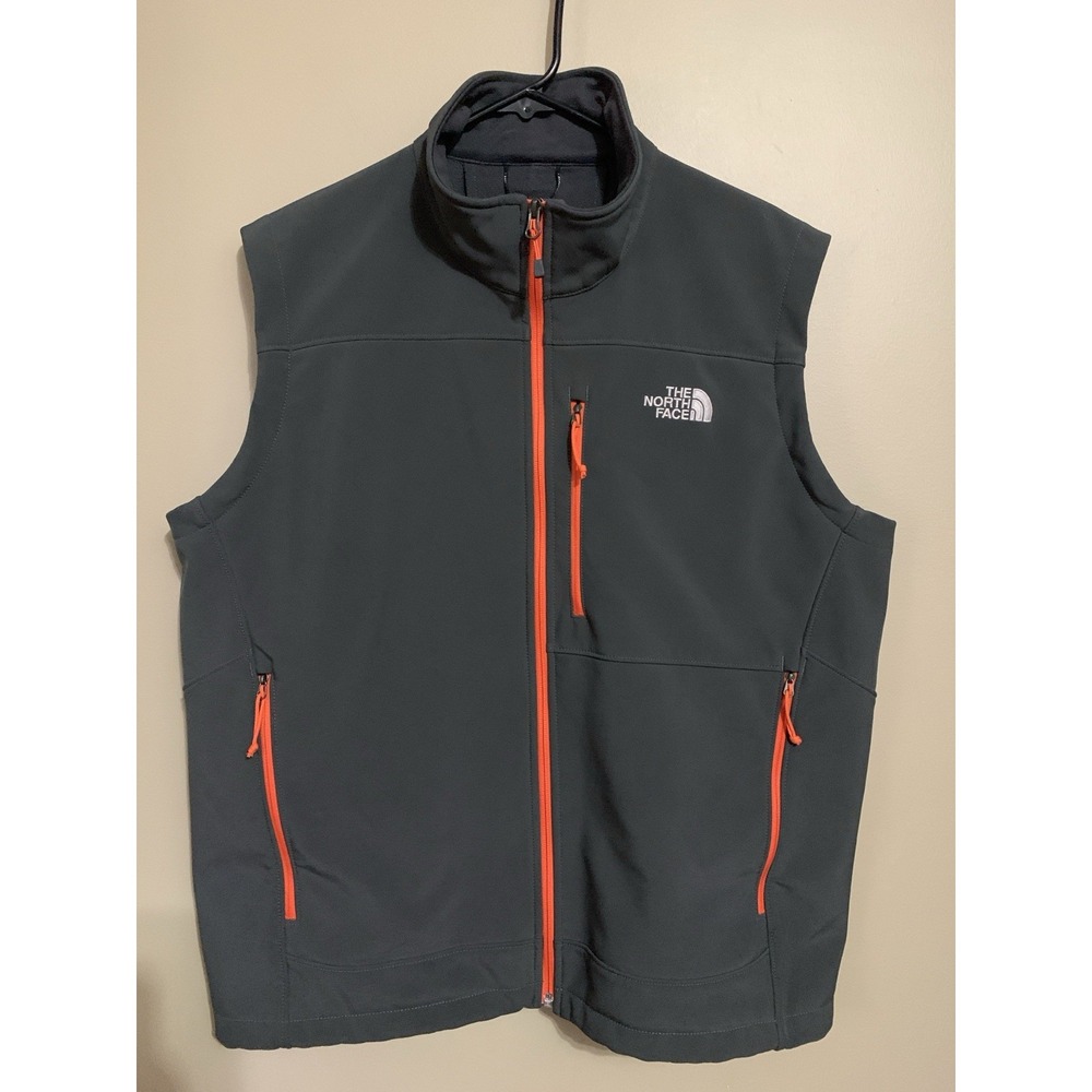 The North Face Apex Bionic Vest Men's XL Gray Full Zip Outdoor Winter Hiking‎